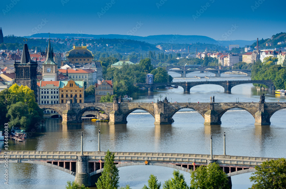 Obraz premium Les ponts de Prague