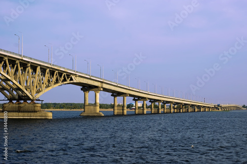 Road bridge in Saratov