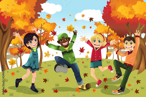 Autumn Fall season kids