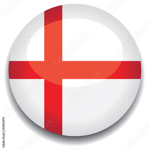 england flag in a button