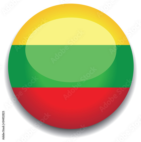 Free Download lithuania flag in a button - GFXLoad