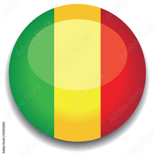 Free Download mali flag in a button - GFXLoad