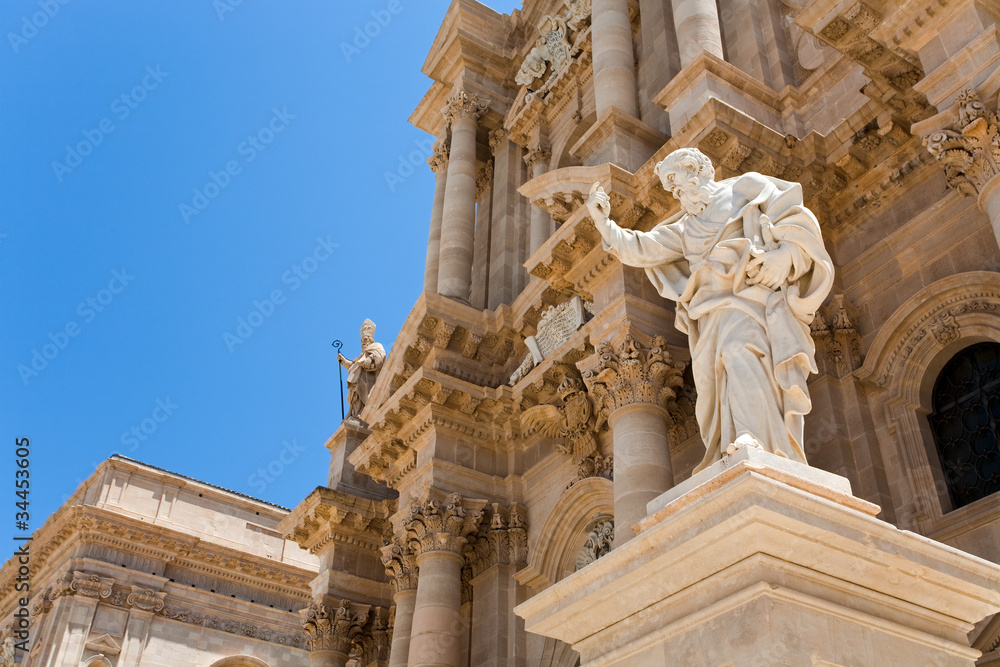 Cathedral in Syracuse, Sicily Cathedral in Syracuse, Sicily