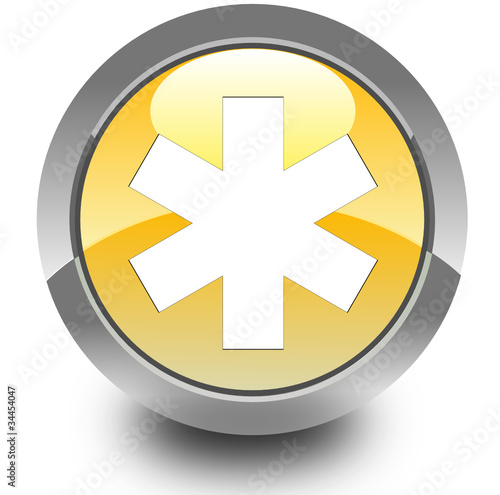 Asterisk button
