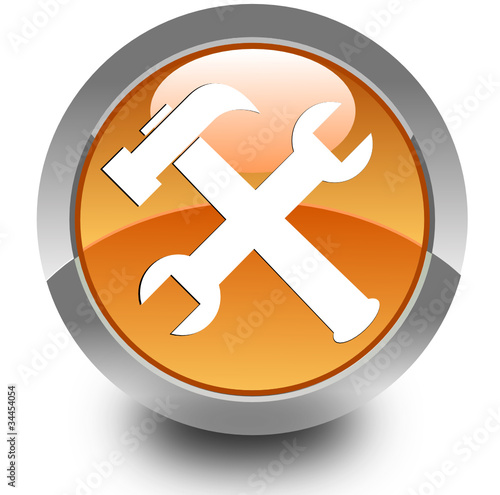Tools glossy icon