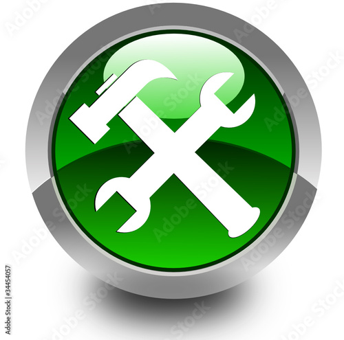 Tools glossy icon
