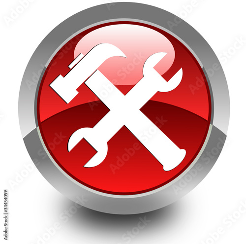 Tools glossy icon