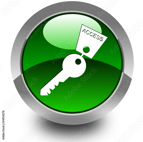 Key glossy icon