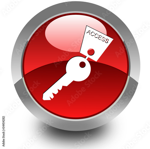 Key glossy icon