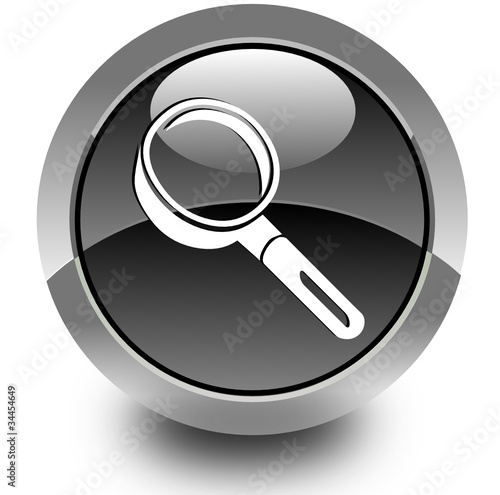 Search glossy icon
