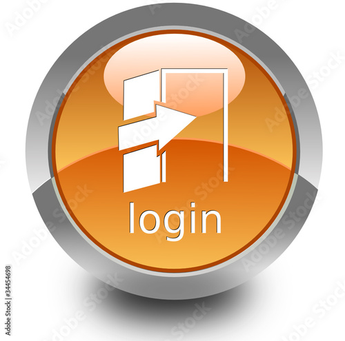 Login glossy icon