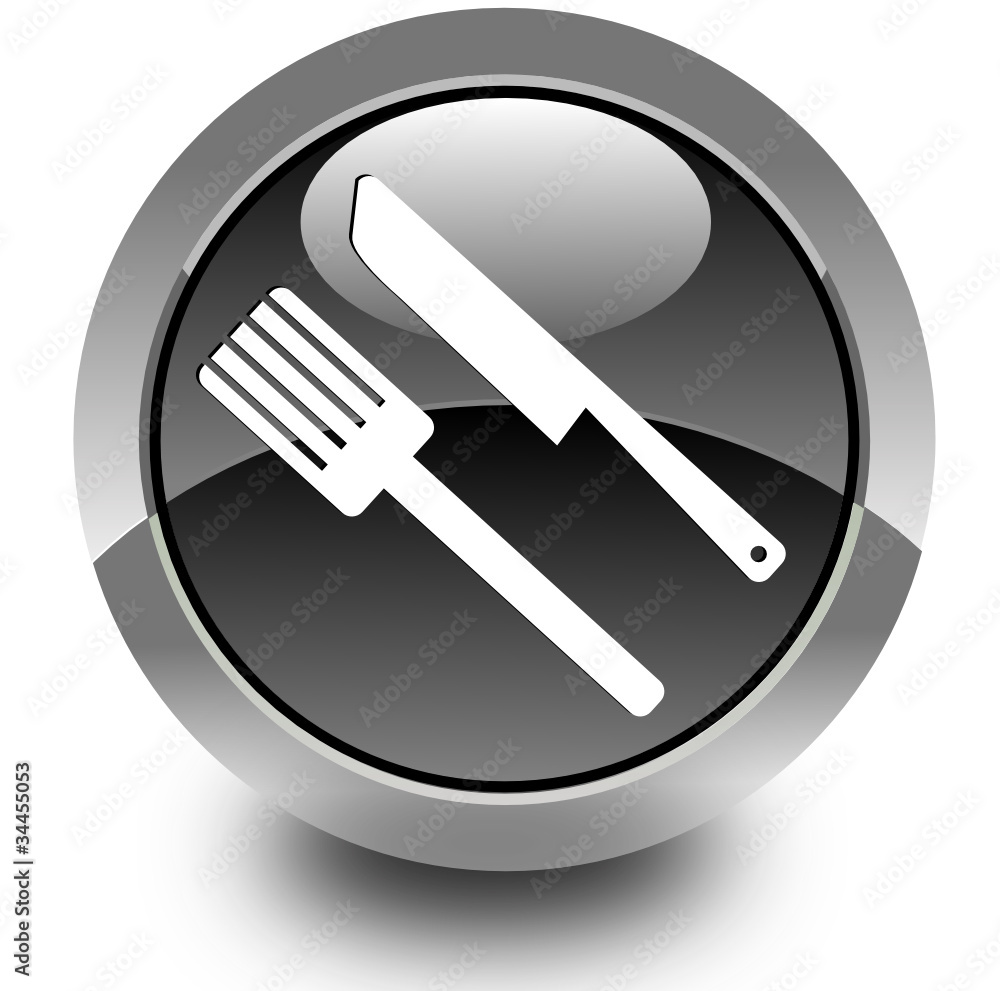 Fast food glossy icon Fast food glossy icon
