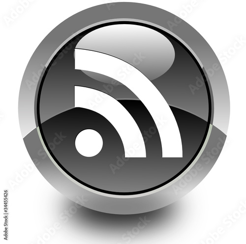 Feed glossy icon