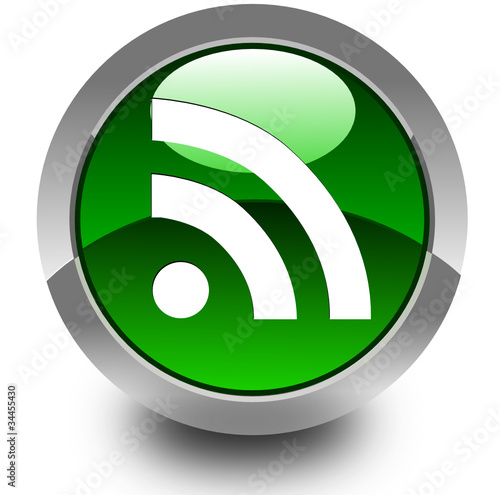 Feed glossy icon