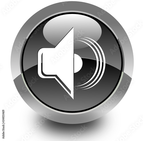 Volume glossy icon