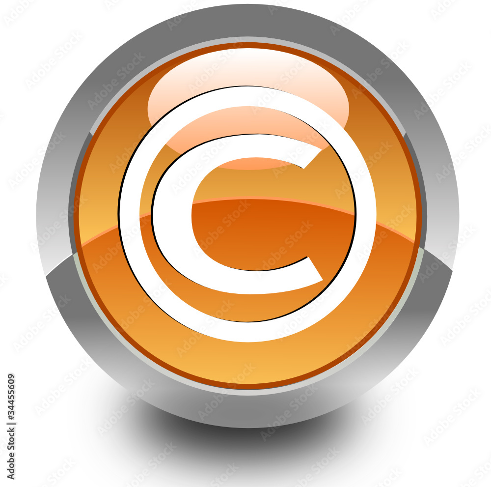 Copyright glossy icon Copyright glossy icon