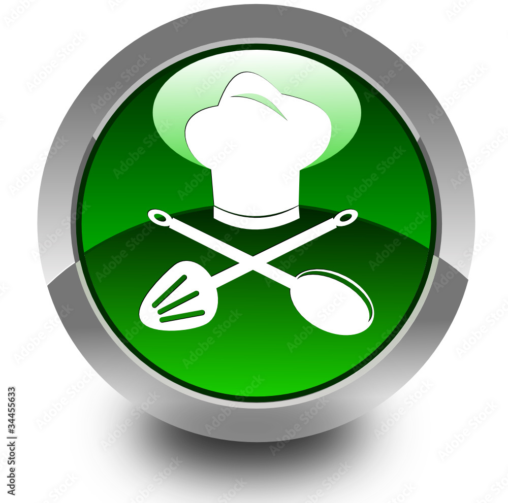 Chef glossy icon