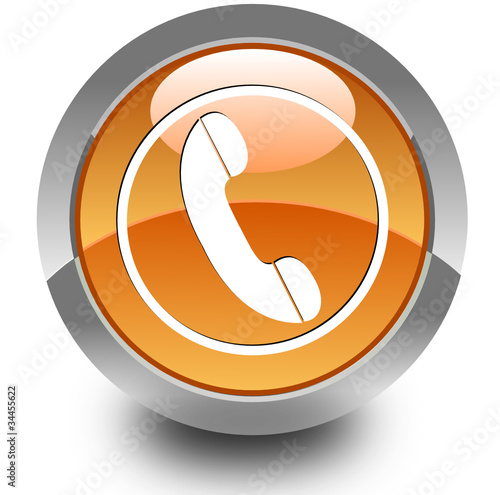 Phone glossy icon