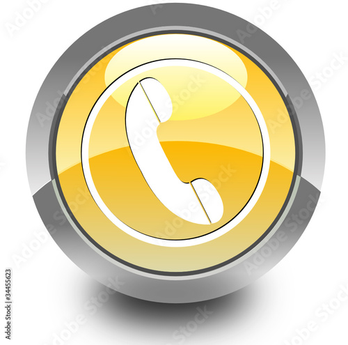 Phone glossy icon