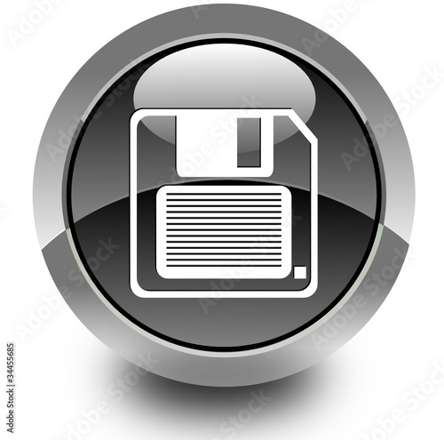 Floppy disk glossy icon