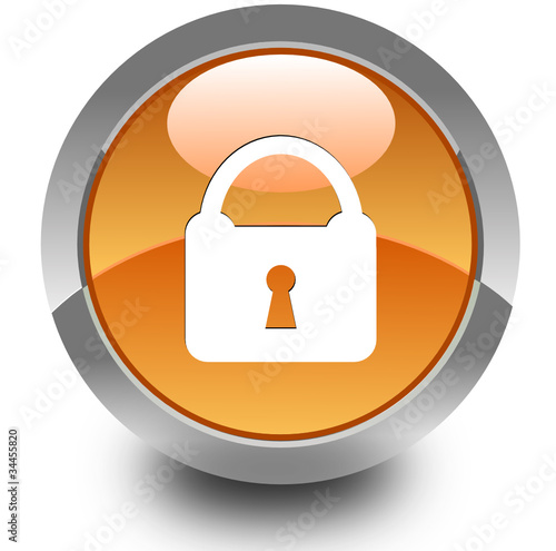 Security glossy icon