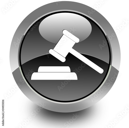 Justice glossy icon