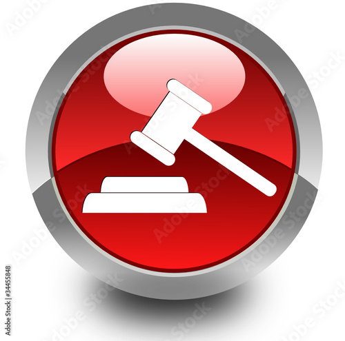 Justice glossy icon