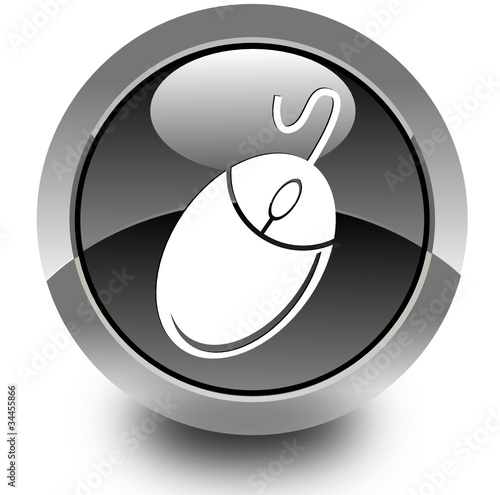 Mouse glossy icon
