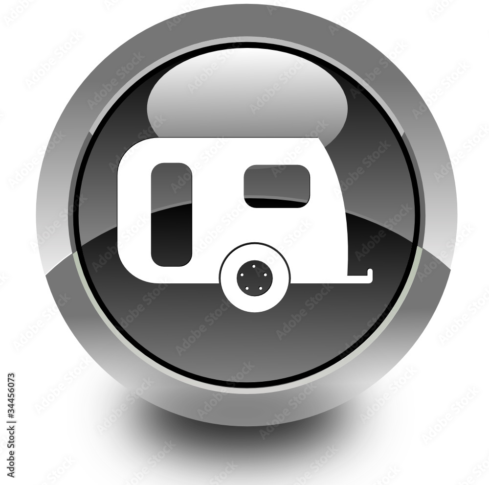 Roulotte glossy icon Roulotte glossy icon