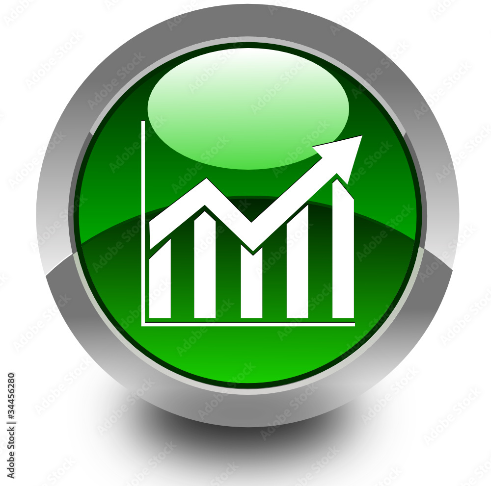 Trend glossy icon Trend glossy icon