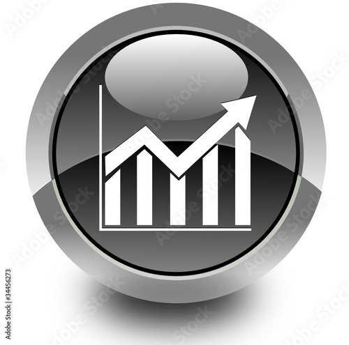 Trend glossy icon