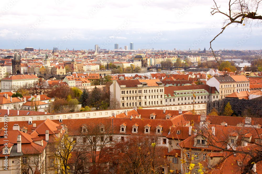 Old Prague city view