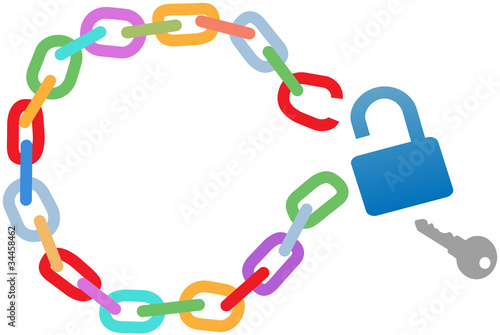 Breakout unlock broken circle chain escape