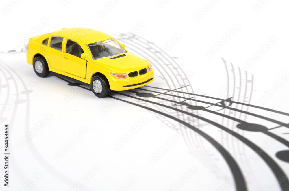 Toy car and music