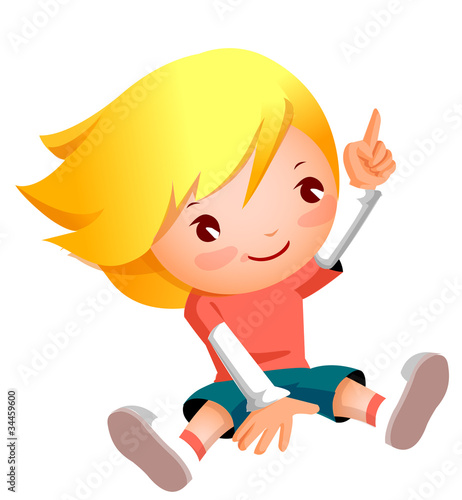 Close-up of boy smiling
