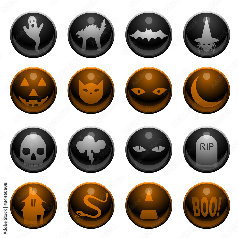 16 Halloween icons 16 Halloween icons