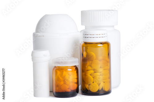 Packs of pills - abstract medical