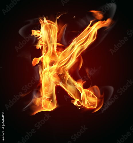 Fire letter  K 