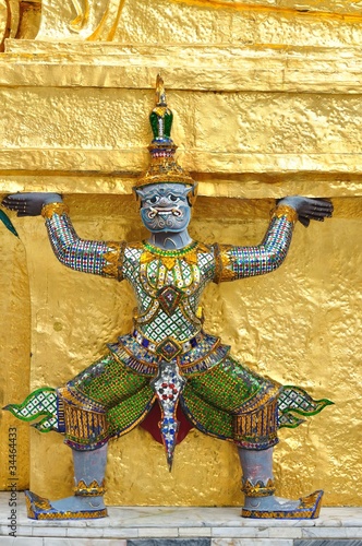 Antique Thai doll of Giant