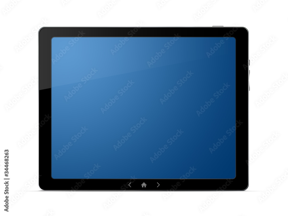 Digital PC tablet with clipping path