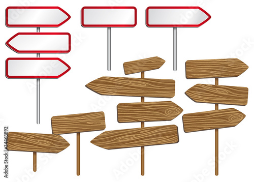 Pancartes vectorielles