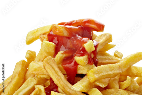 french fries and ketchup unhealthy fast food