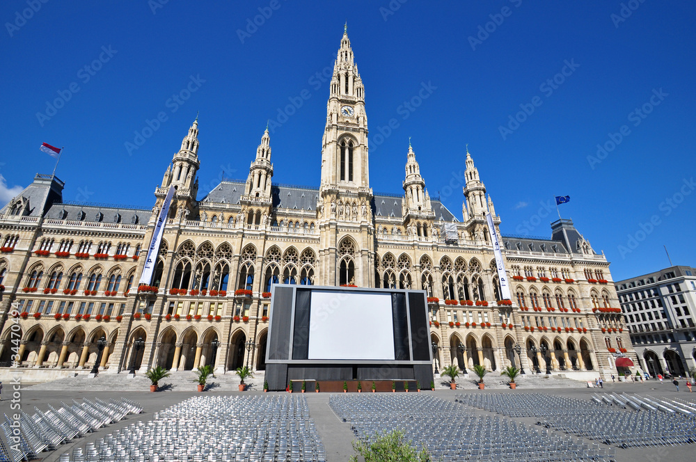 Fototapeta premium wiedeński ratusz