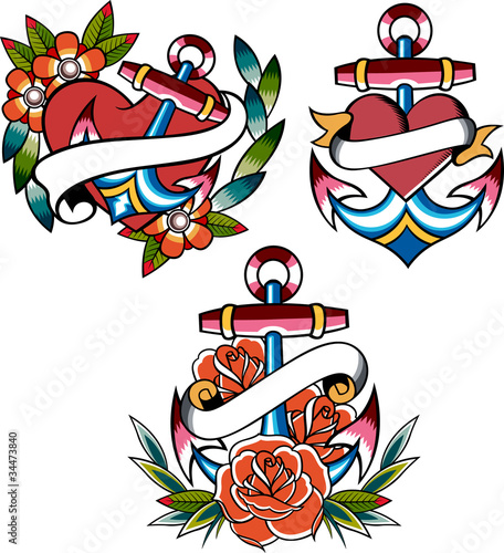 anchor classic tattoo