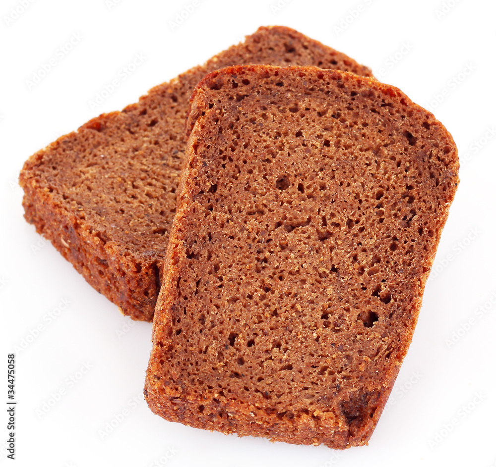 Bread isolated on white Bread isolated on white