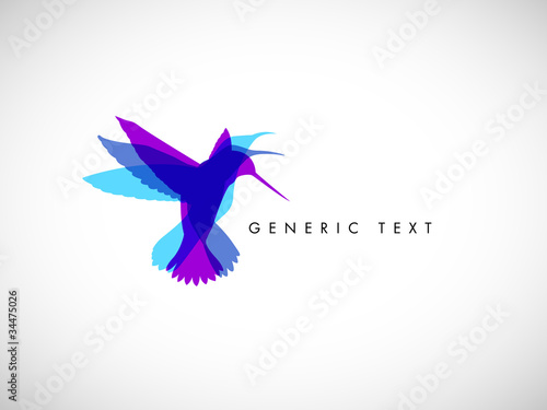 Vector Abstract Bird Design