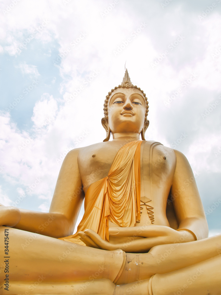 giant buddha in thailand temple giant buddha in thailand temple