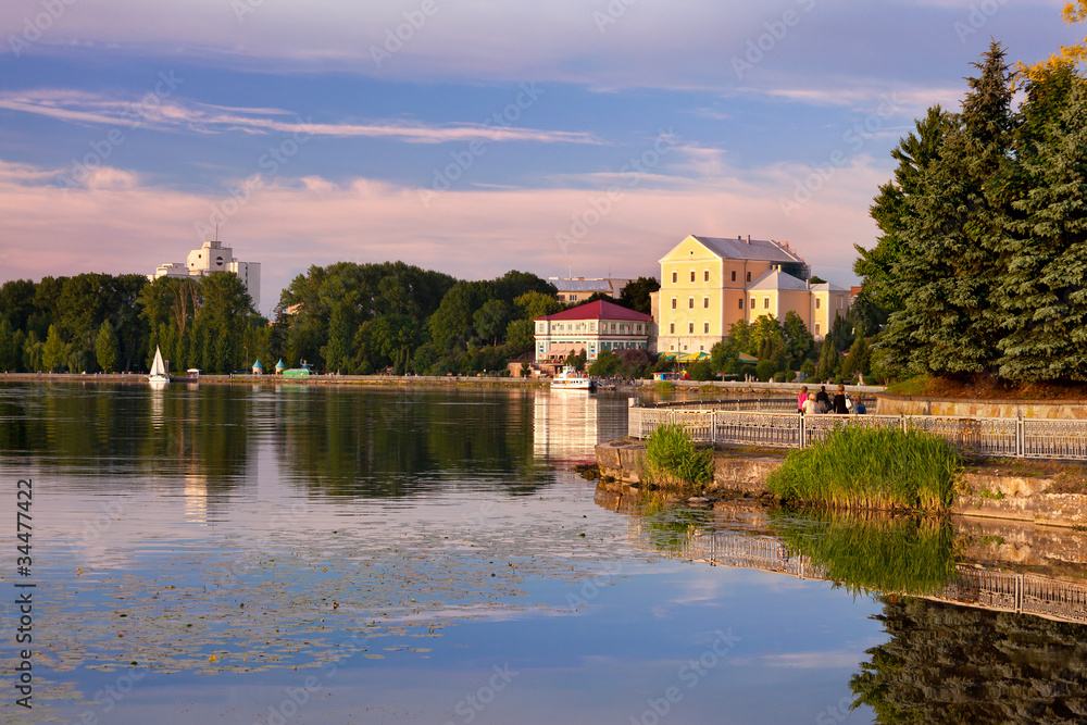 General view city of Ternopil. Ukraine General view city of Ternopil. Ukraine