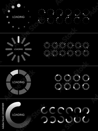 Vector Loader Bars