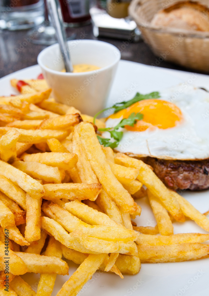 Egg and fries